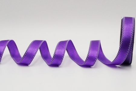 Twilling Edge Satin Ribbon-K1719_DK.Purple